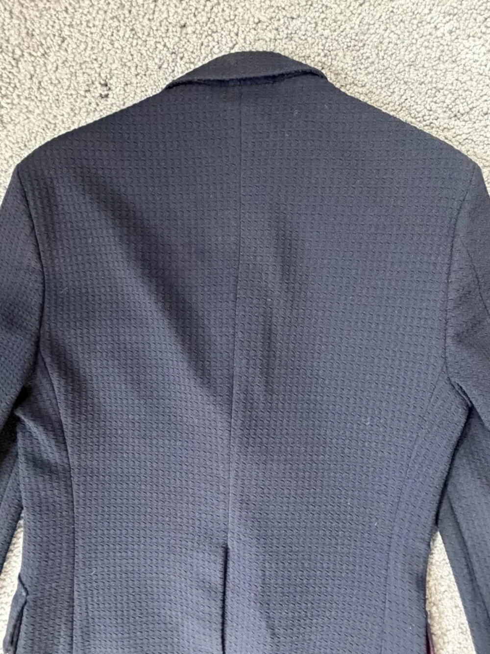 Vintage 70s Johnny Carson Blazer Navy Gold Button Paisley Lining - Sz. 38R -VGUC